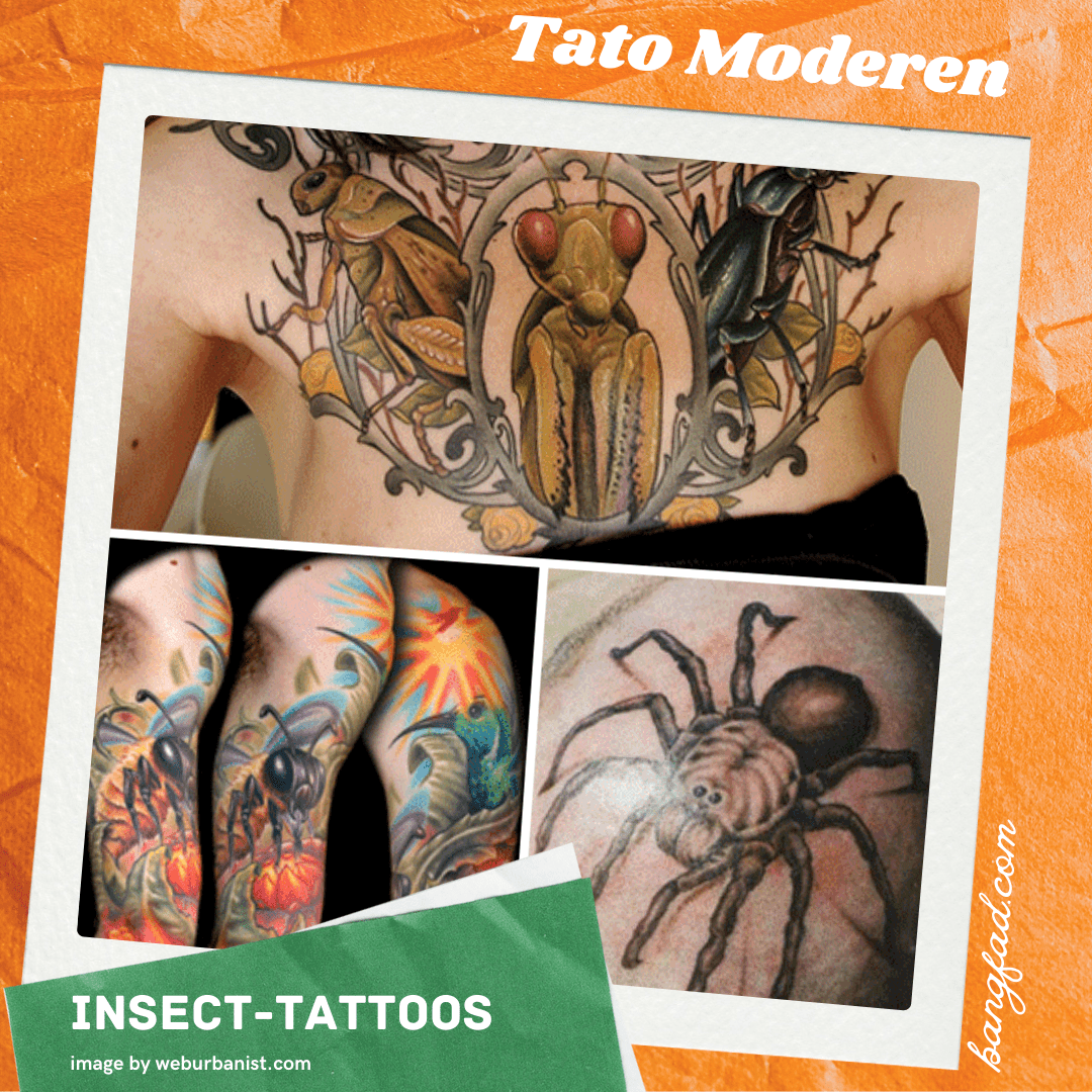 Jenis Tattoo Serangga