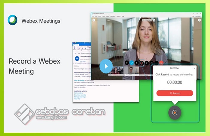 Cara Merekam (record) meeting webex
